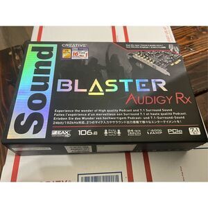 Creative Sound Blaster Audigy PCIe RX 7.1 Sound Card High Performance sb1550